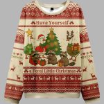 Wild Holiday Animal Party Ugly Christmas Sweater