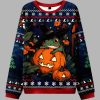 Witch Frog And Pumpkins Ugly Christmas Sweater 3 Witch Frog And Pumpkins Ugly Christmas Sweater 3