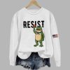 Womens Portland Frog Print Casual Sweatshirt 3