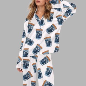 Robby Langdon Dana Mel Silky Satin Pajama Set 2