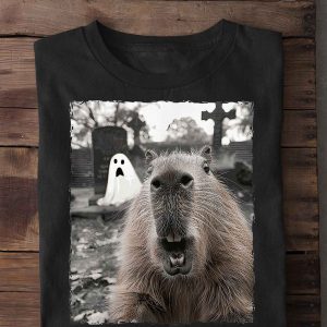 Funny Halloween Capybara Shirt 2