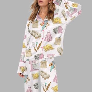 Bakery Silky Satin Pajama Set 1