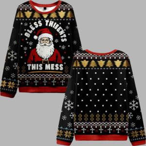 This Is Mess Ugly Christmas Sweater 1