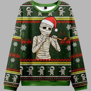 Mummy Funny Holiday Ugly Christmas Sweater 2
