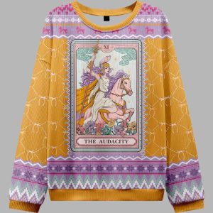 The Audacity Tarot Card Ugly Christmas Sweater 2