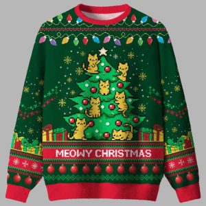 Meowy Christmas Ugly Christmas Sweater