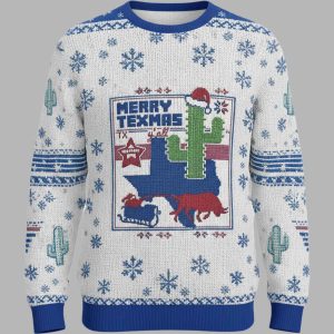 Merry Texmas YAll Christmas Ugly Sweater 1