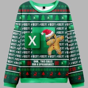 Ohh This Calls For A Spreadsheet Christmas Ugly Sweater 1