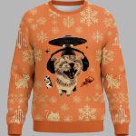 Alien Cat Meme Christmas Ugly Sweater