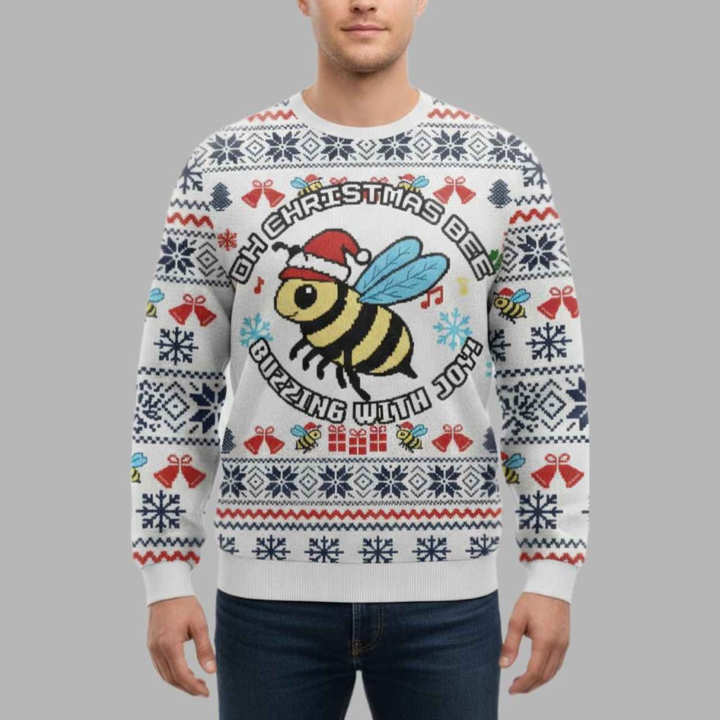 Bee Christmas Ugly Sweater 2