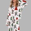 Beetle Juice Musical Silky Satin Pajama Set 1