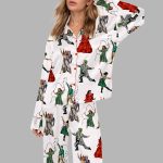 Beetle Juice Musical Silky Satin Pajama Set