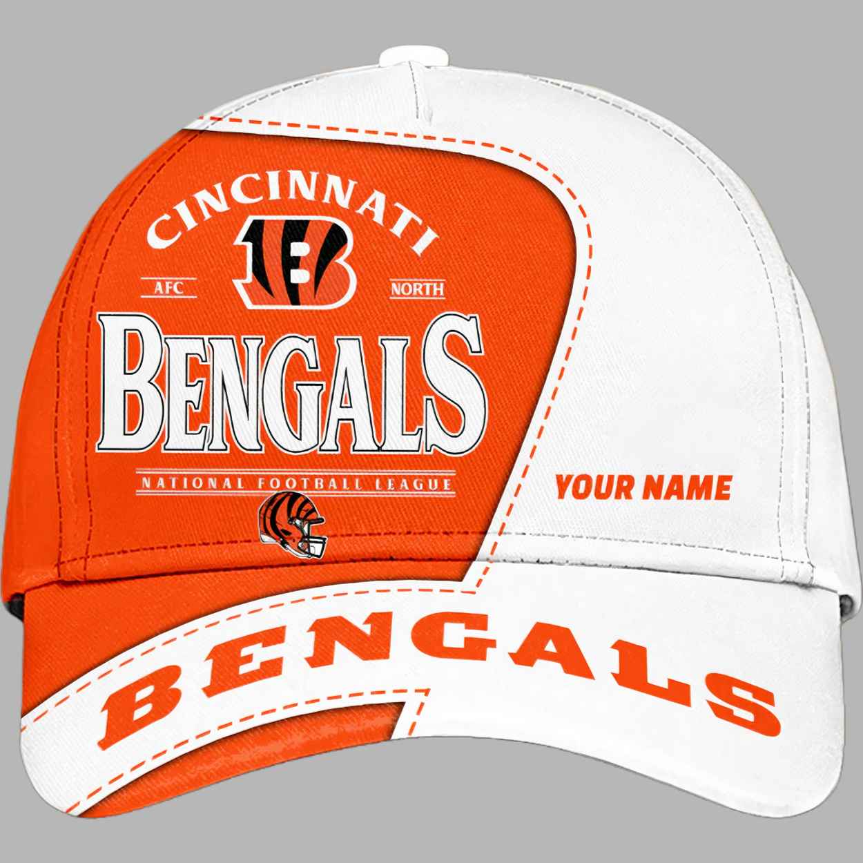 Bengals Personalized Printed Cap 1 Bengals Personalized Printed Cap 1