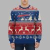 Bills Reindeer Football Christmas Ugly Sweater 2