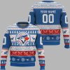 Blue Jays Custom Name And Number Ugly Sweater 4 Blue Jays Custom Name And Number Ugly Sweater 1