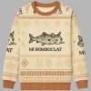 Bomboclat Fish Cat Meme Ugly Christmas Sweater