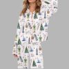 Buddy The Elf Christmas Silky Satin Pajama Set 1