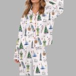 Buddy The Elf Christmas Silky Satin Pajama Set