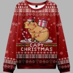 Capy Claus is Coming Christmas Ugly Sweater