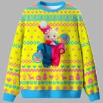 Chat Clown Ugly Christmas Sweater