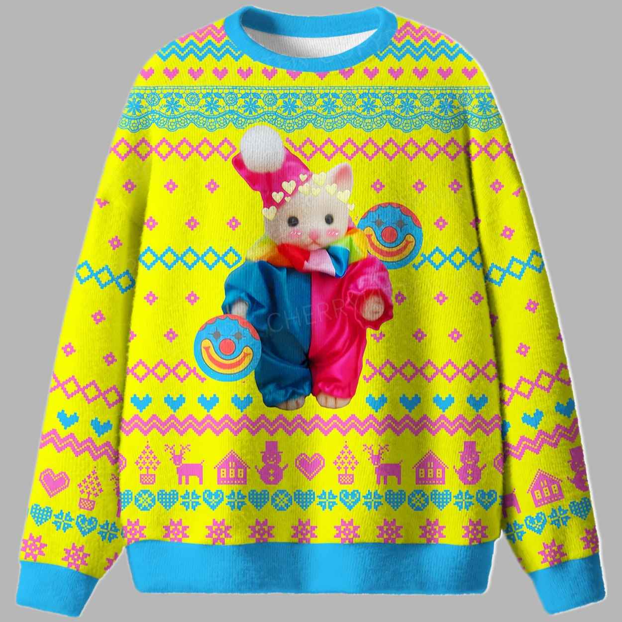 Chat Clown Ugly Christmas Sweater 2 Chat Clown Ugly Christmas Sweater 2