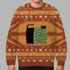 Chonky Cat Christmas Ugly Sweater 2