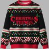 Christmas Thing Black Ugly Christmas Sweater 1