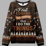 Coffee Funny Christmas Ugly Sweater
