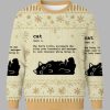 Definition Of Cat Funny Christmas Ugly Sweater 4 Definition Of Cat Funny Christmas Ugly Sweater 1