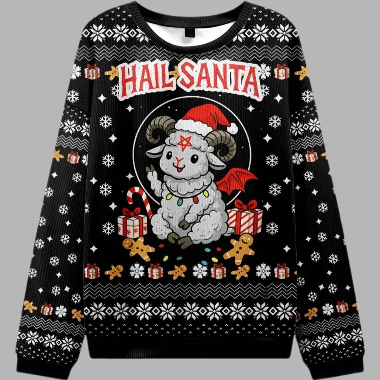 Devil Sheep Christmas Ugly Sweater 2 Devil Sheep Christmas Ugly Sweater 2
