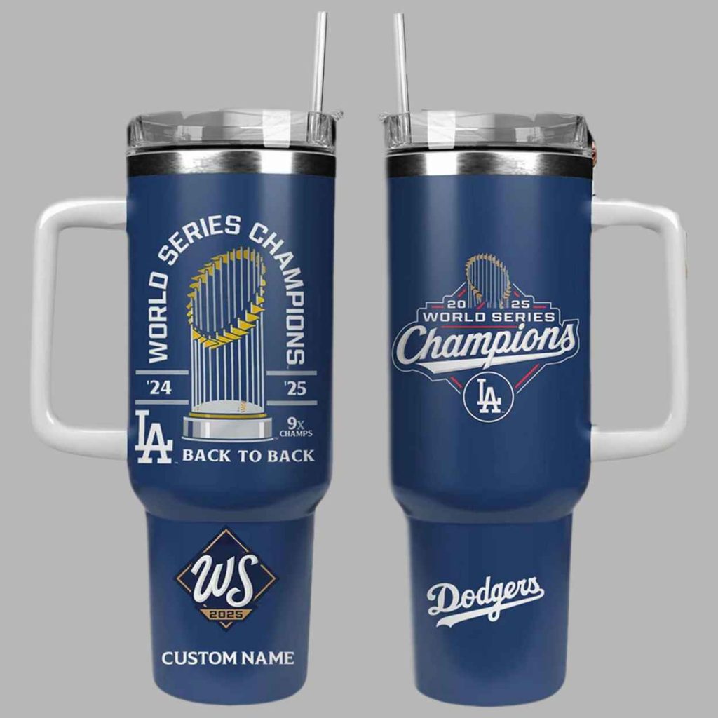 Dodgers 2025 World Series Champions Tumbler 3