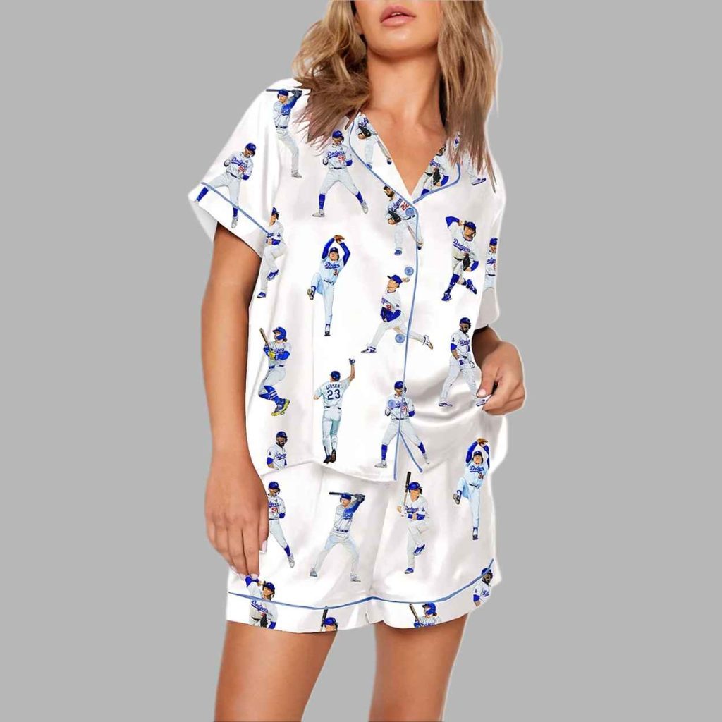 Dodgers Baseball World Series 2025 Pajama Set 3
