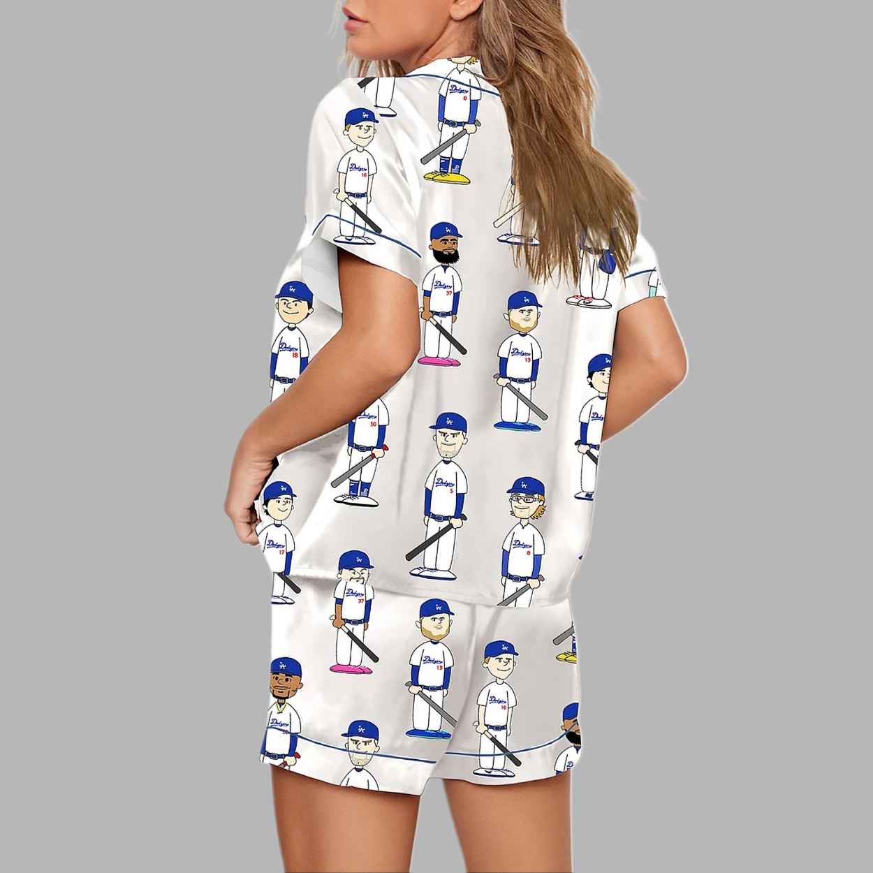 Dodgers Baseball World Series Pajama Set 3 Dodgers Baseball World Series Pajama Set 4
