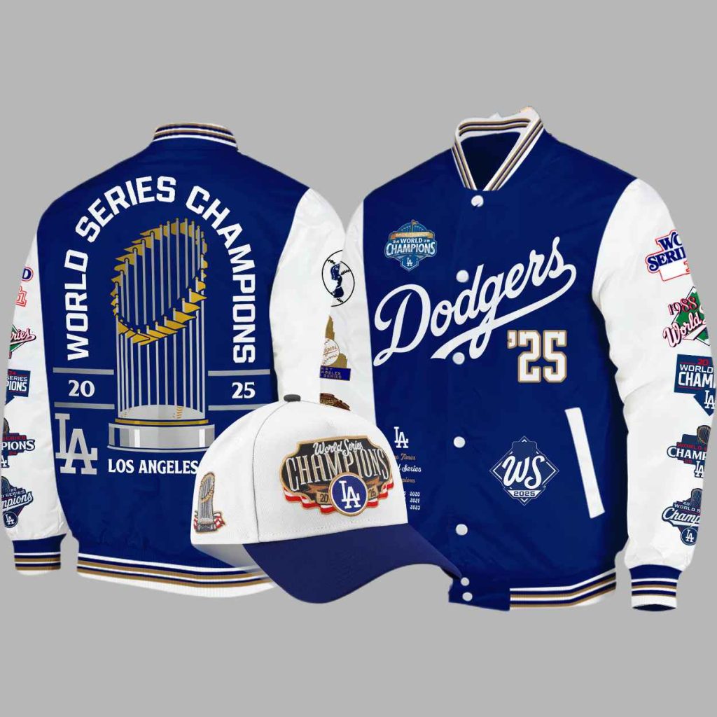 Dodgers World Series Champions x9 Bomber Jacket