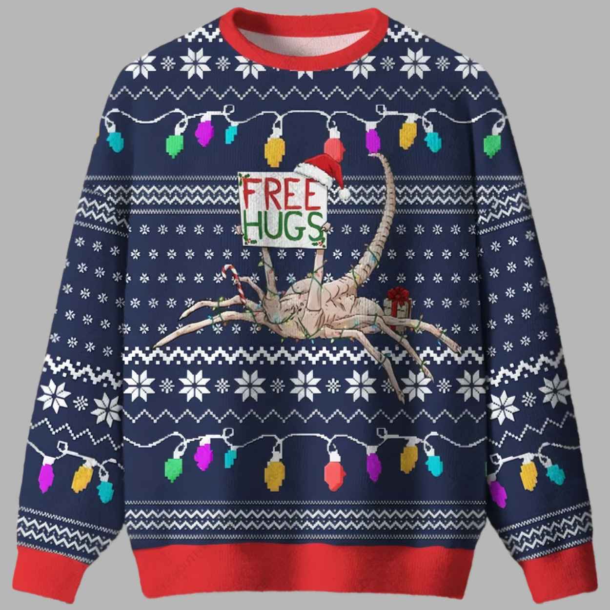 Free Hugs Ugly Christmas Sweater 1 Free Hugs Ugly Christmas Sweater 2