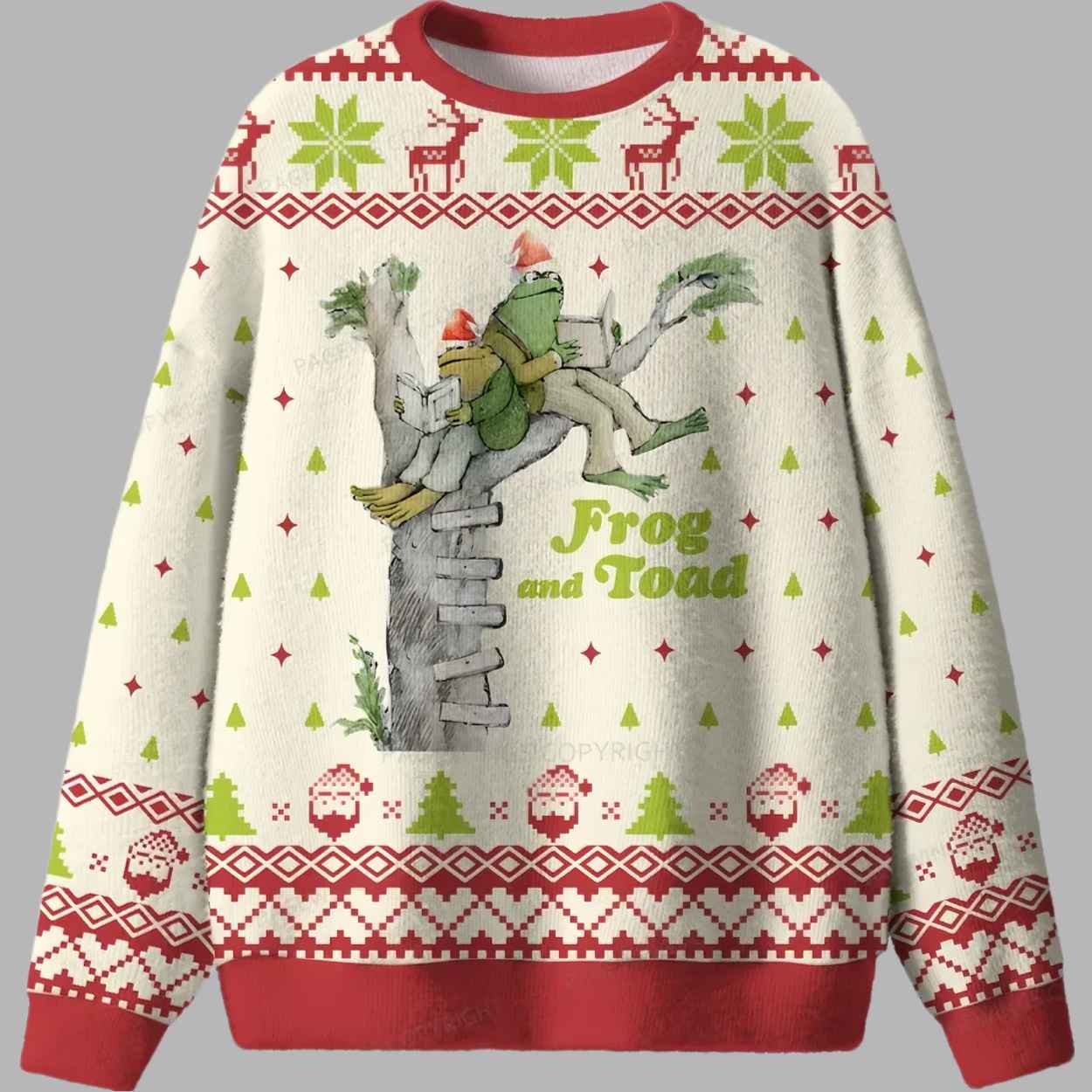 Frog And Toad Ugly Christmas Sweater 1 Frog And Toad Ugly Christmas Sweater 1