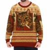 Funny Smoking Cat Meme Ugly Christmas Sweater malboro