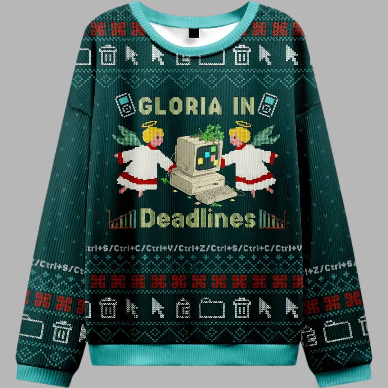 Glory to the Deadline Gods Christmas Ugly Sweater 2 Glory to the Deadline Gods Christmas Ugly Sweater 2