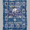 Go Colts 2025 Forever Blanket 1