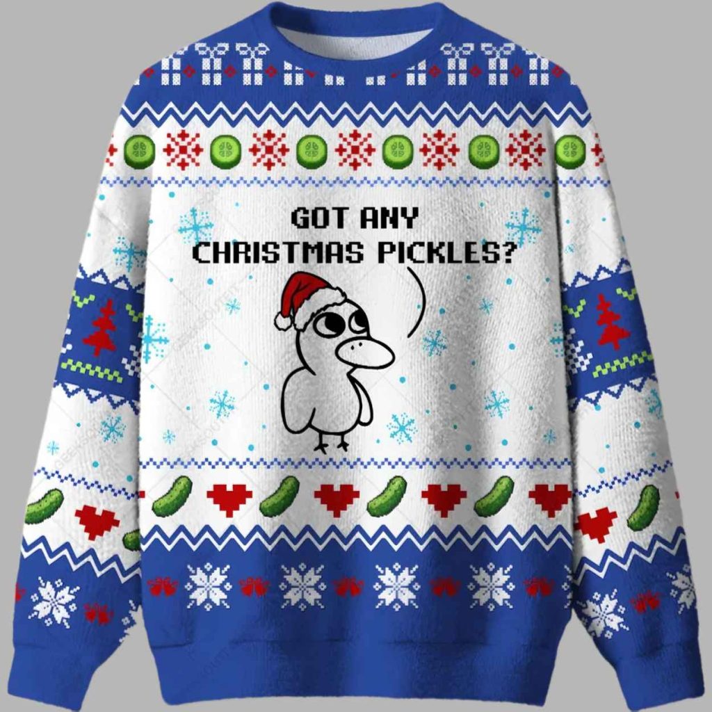 Got Any Christmas Pickles Ugly Christmas Sweater 2