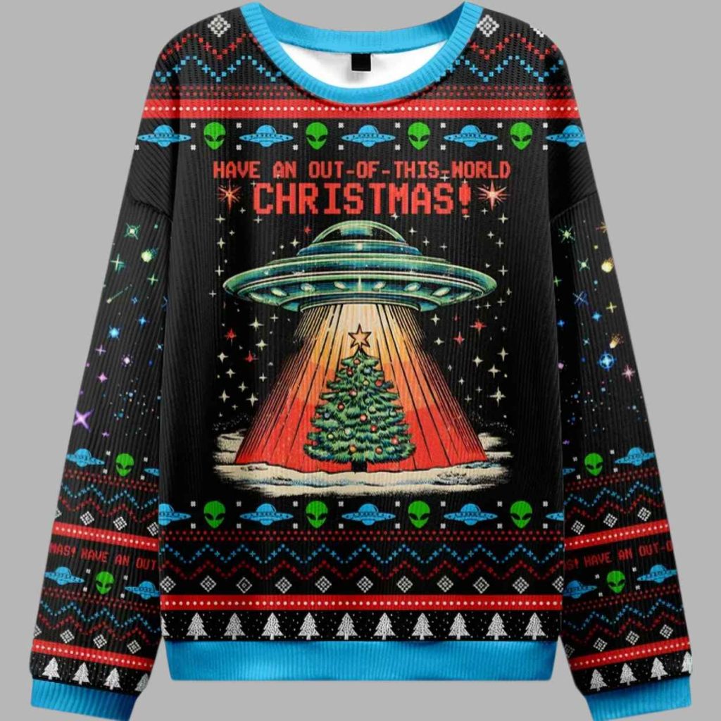 Have An Out of This World Christmas Christmas Ugly Sweater 2