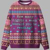 How Many Nights A Week Should You Be Reading 6 7 Ugly Christmas Sweater 2