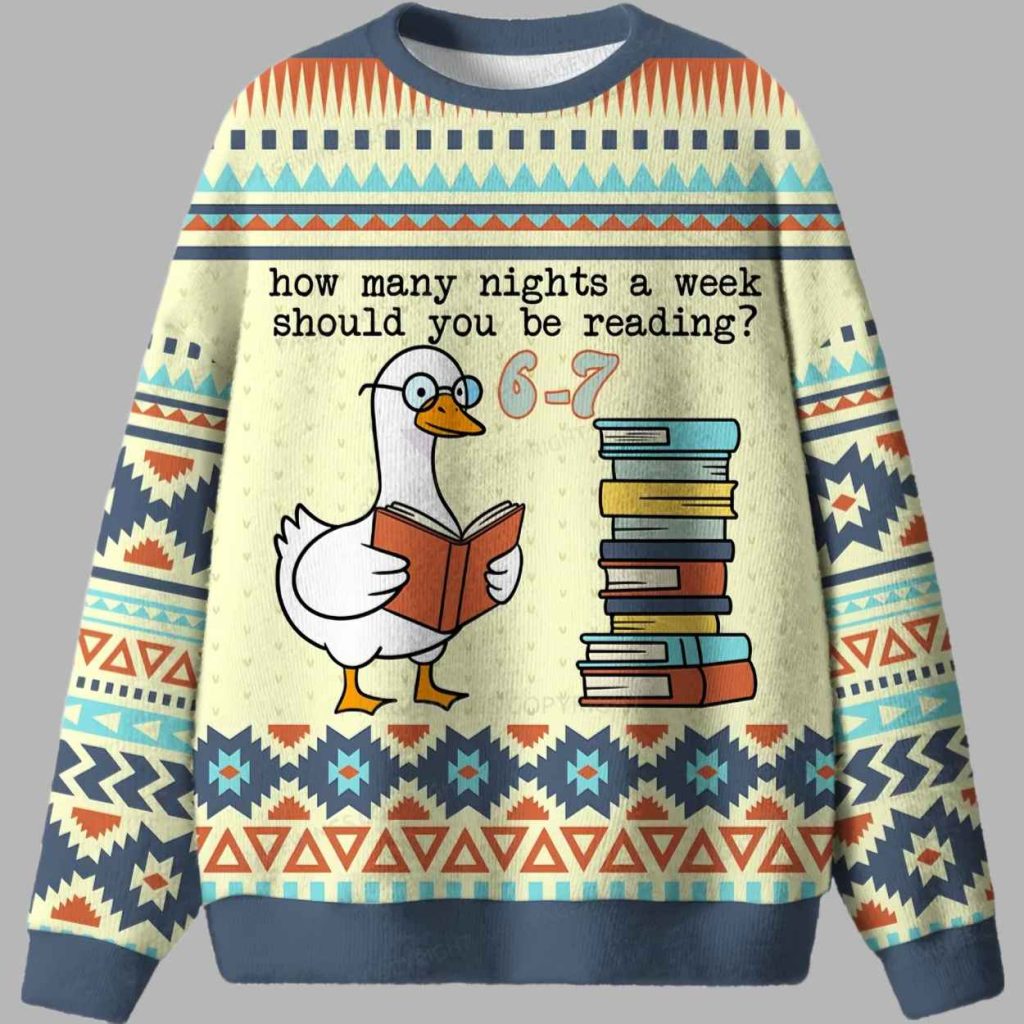 How Many Nights A Week Should You Be Reading Ugly Christmas Sweater 2