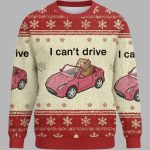 I Can't Drive Funny Hamster Meme Christmas Ugly Sweater