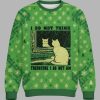 I Dont Think Therefor I Dont Am Christmas Ugly Sweater 1