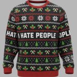 I Hate People Christmas Ugly Sweater