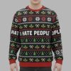 I Hate People Christmas Ugly Sweater 2