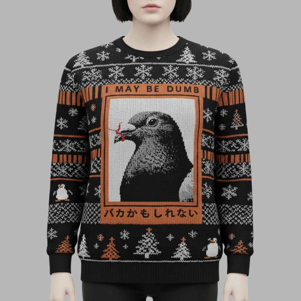 I May Be Dumb Funny Christmas Ugly Sweater 2