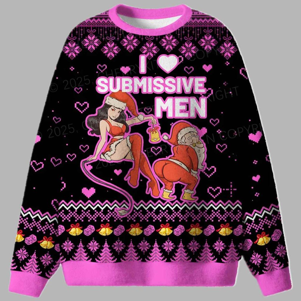 I Submissive Men Ugly Christmas Sweater 2