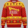 In N Out Burger Christmas Ugly Sweater 1